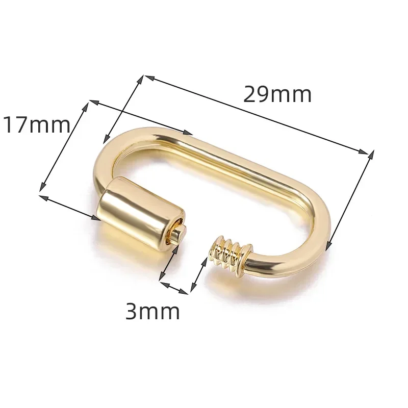 

Alloy Ring Jewelry Buckle Steel Screw Lock Climbing Buckle Key Chain, Spring Hook, Quick Connection, Buckle Spring