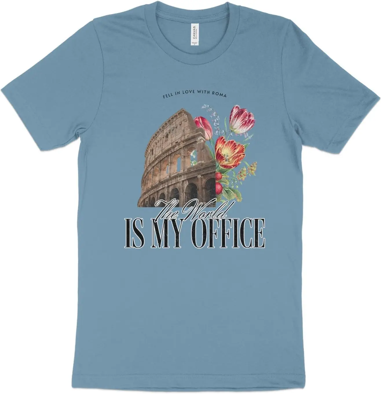 The World is My Office Shirt, Digital Nomad T-Shirt  Tees High Quality 100%Cotton Short Sleeve