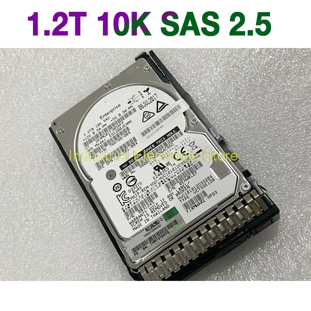 

1.2TB For HP Gen8 G9 EG1200JEHMC 781578-001 781518-B21 1.2T 10K SAS 2.5 Hard Disk