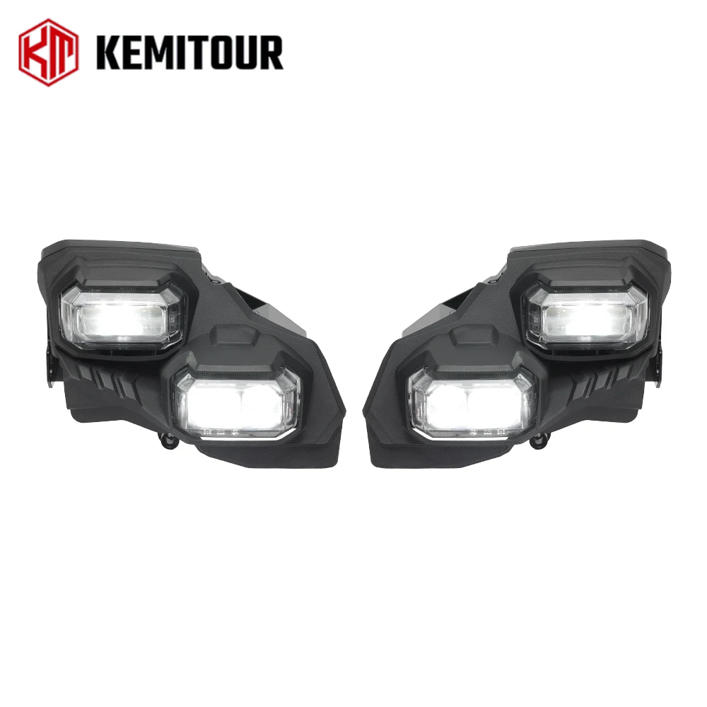 

LED Headlights Assembly For Can-Am Maverick R / R MAX X RS 2024-2025 High-Low Beam Front Lamps with DRL 710008089 710006911