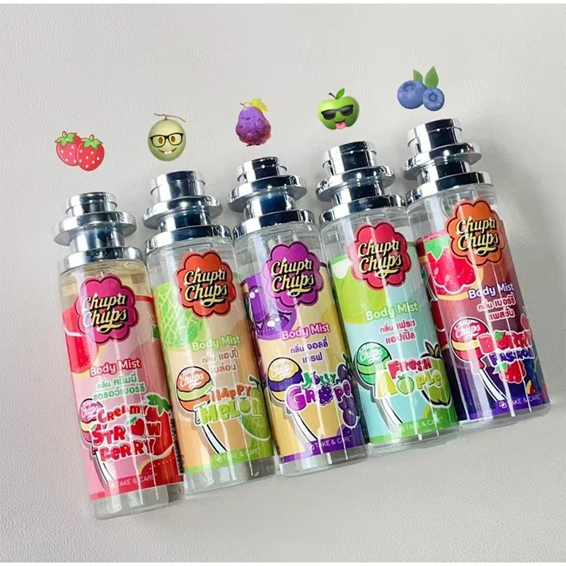Perfume afrutado tailandés, Spray de fragancia para ropa, aroma dulce de fresa/cantalopa/uva/Berry, niebla corporal fresca para mujer, desodorante de verano