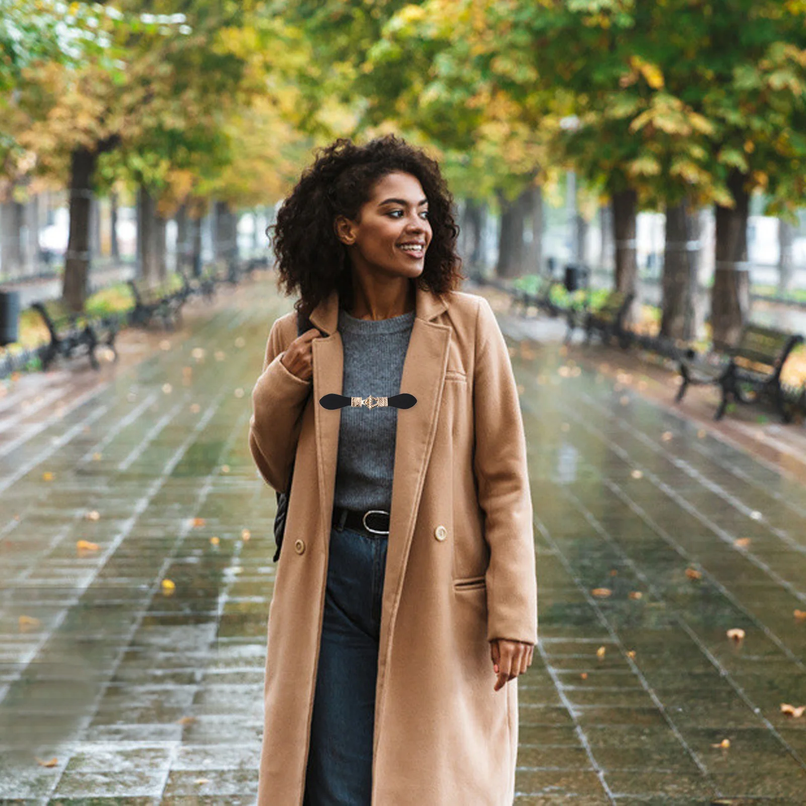 3 قطعة مقاطع معطف الرياح أبازيم ل معطف سترة جاكيتات الصدأ واقية إغلاق معدني دائم ملابس عصرية اكسسوارات