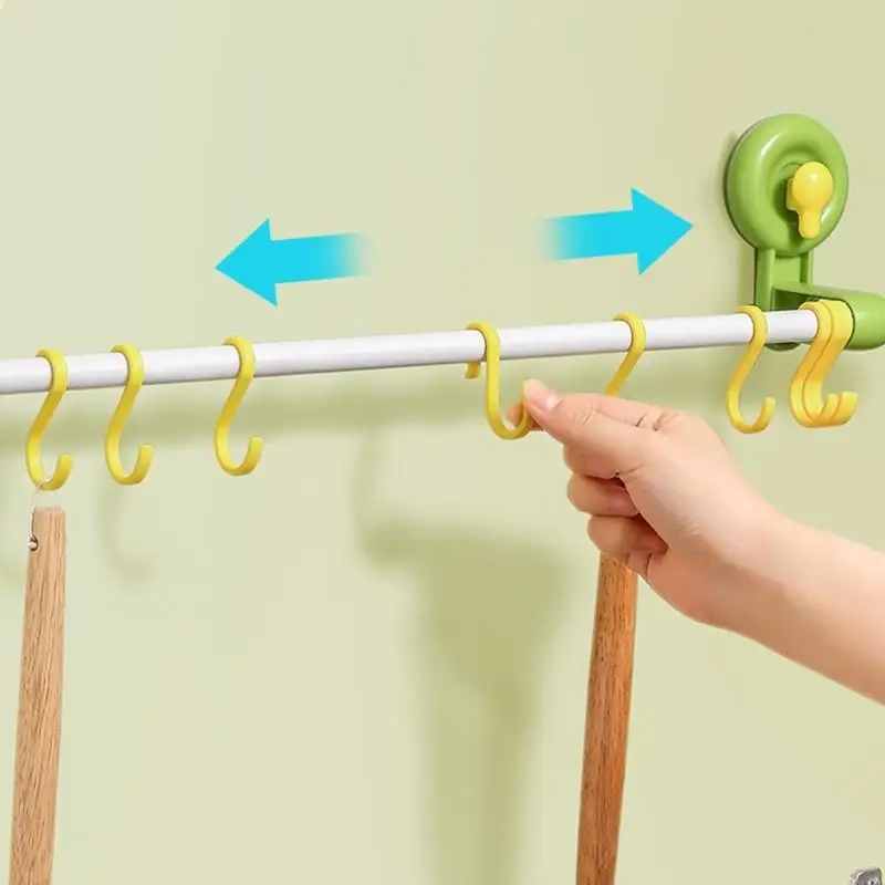 Sturdy Adjustable Adhesive Wall Hook In Elegant Color Strong Capacity Holds