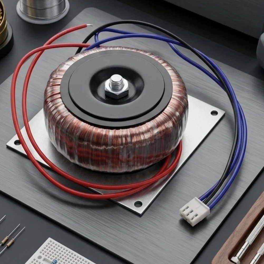 Dual 15V 18V 20V Toroidal Transformer 100W Low Magnetic Leakage Audio Power Supply For Amplifier DIY Electronics Component