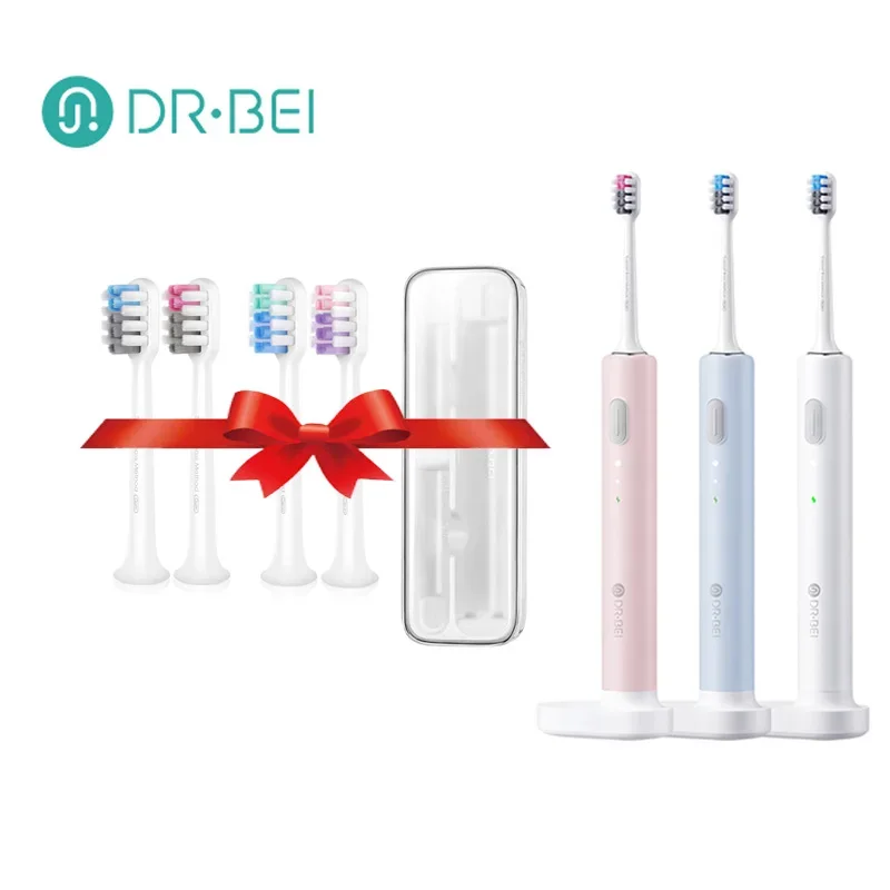 DR.BEI C1 Sonic Electric Toothbrush Rechargeable Waterproof Wireless Portable Ultrasonic Whitening Toothbrush