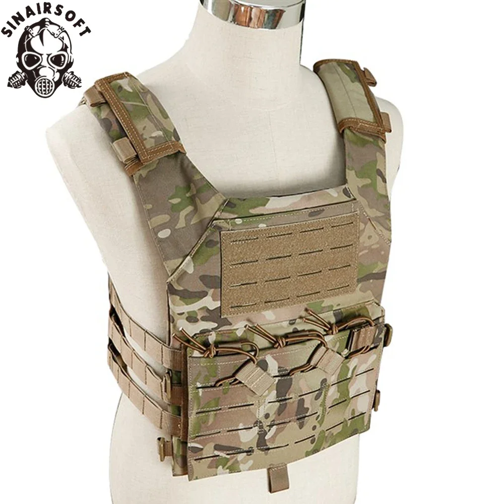 

SINAIRSOFT Tactical Laser-Cut JPC Vest Light-Weight MOLLE Lazer Special Plate Carrier Hunting Vest For Paintball Airsoft