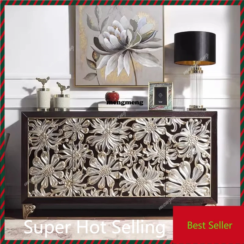 

Nordic wooden shoe cabinet entryway decoration high-end elegant Living room cabinets interior armarios para salón furniture