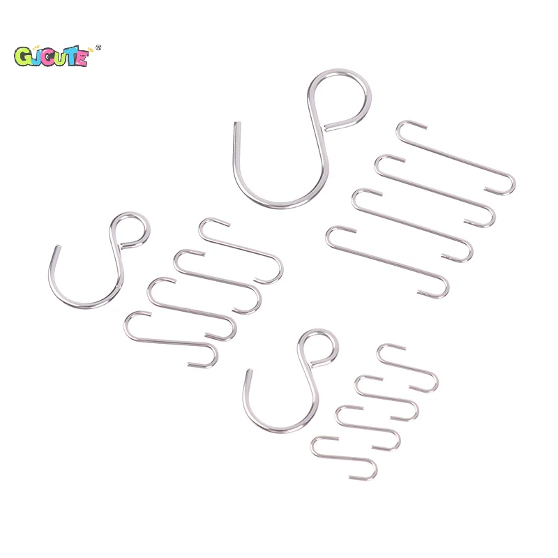 5Pcs 1/3 1/4 1/6 1/8 S Hook For Mini Doll Hands, Feet, Head Connection Hooks Doll Accessories