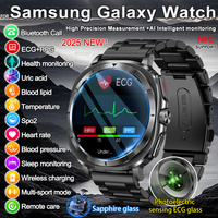 2025 New For Samsung Galaxy Watch 7 Uric Acid Blood Pressure Blood oxygen Body Analysis Smart Watch ECG+PPG Clock Smartwatch Men
