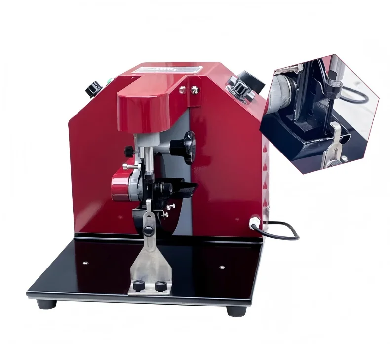 Automatic Single Needle Leather Edge Inking Coloring Machine for Bags Belts Shoes Leather Processing Equipment
