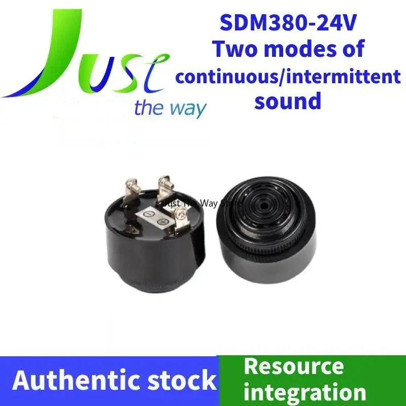 1PCS SFM380 Active Piezoelectric DC Buzzer 12V 24V 220V Long Tone Continuous Intermittent Sound 4310 for Electronics