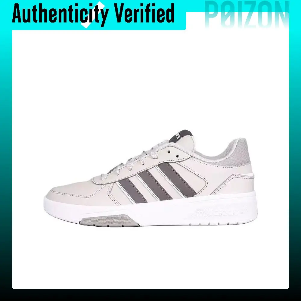 Adidas Neo Courtbeat Low top Skateboard Shoes Men's Ecru ID0503