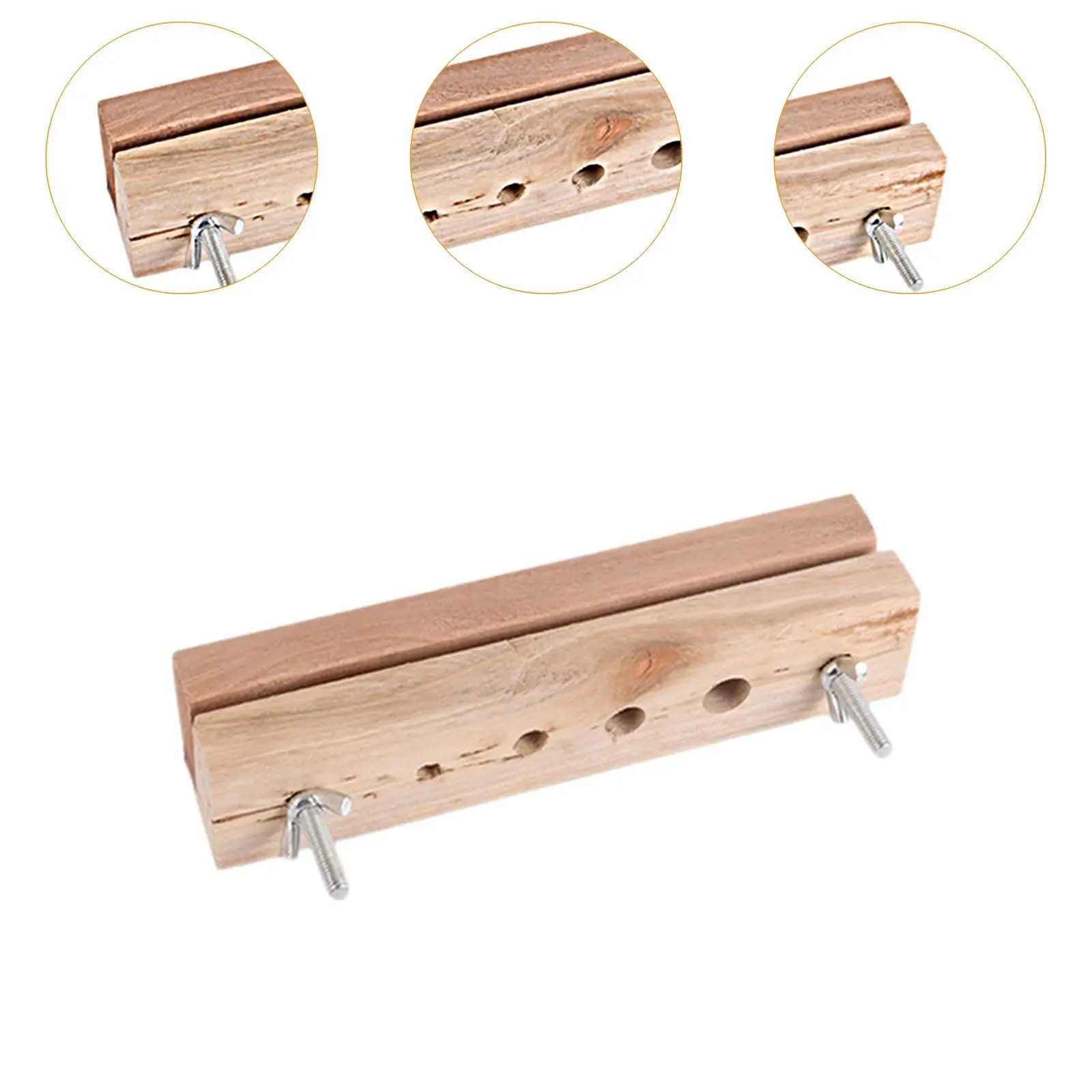 Penjilid Buku Kayu Penjilid Buku Tekan Kokoh untuk Dokumen Desktop Rumah