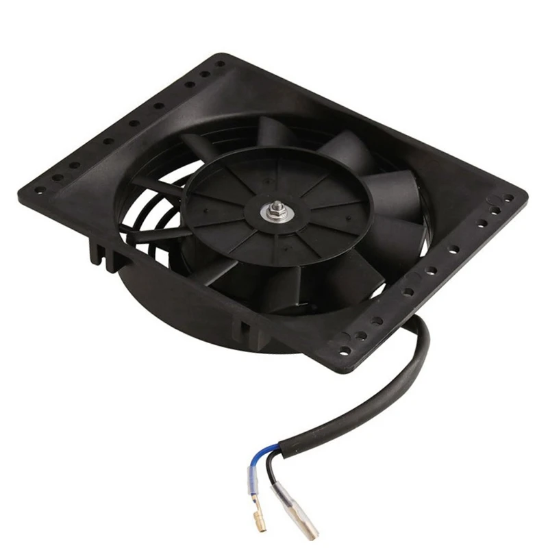 6 Inch Slim 650CFM Radiator Cooling Fans Universal Slim Pull Push 12V 80W Direct Replacement Electric Fan With Mount Kit