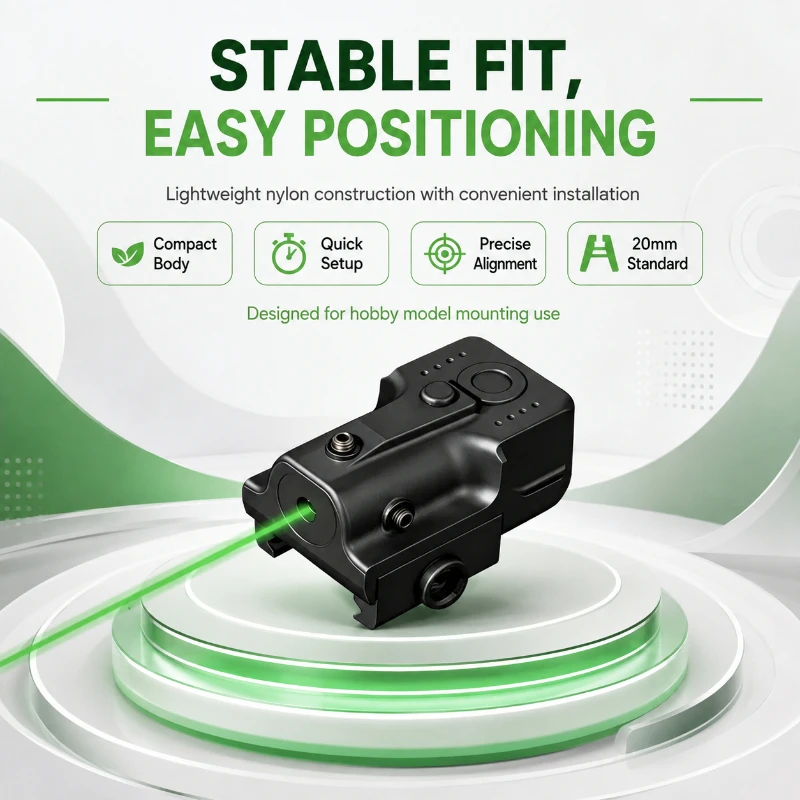 Portable Nylon Locating Accessory Adjustable Angle Fit Standard Rail Hobby Model Modification Hardware