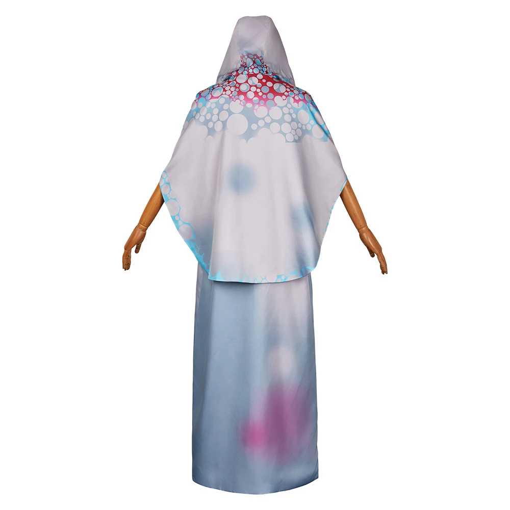 Viktor Cosplay Arcane Hooded Cloak Costume LoL Disguise Men Cape Women Jumpsuit Brooch Belt Wig Outfits Halloween Carnival Suit