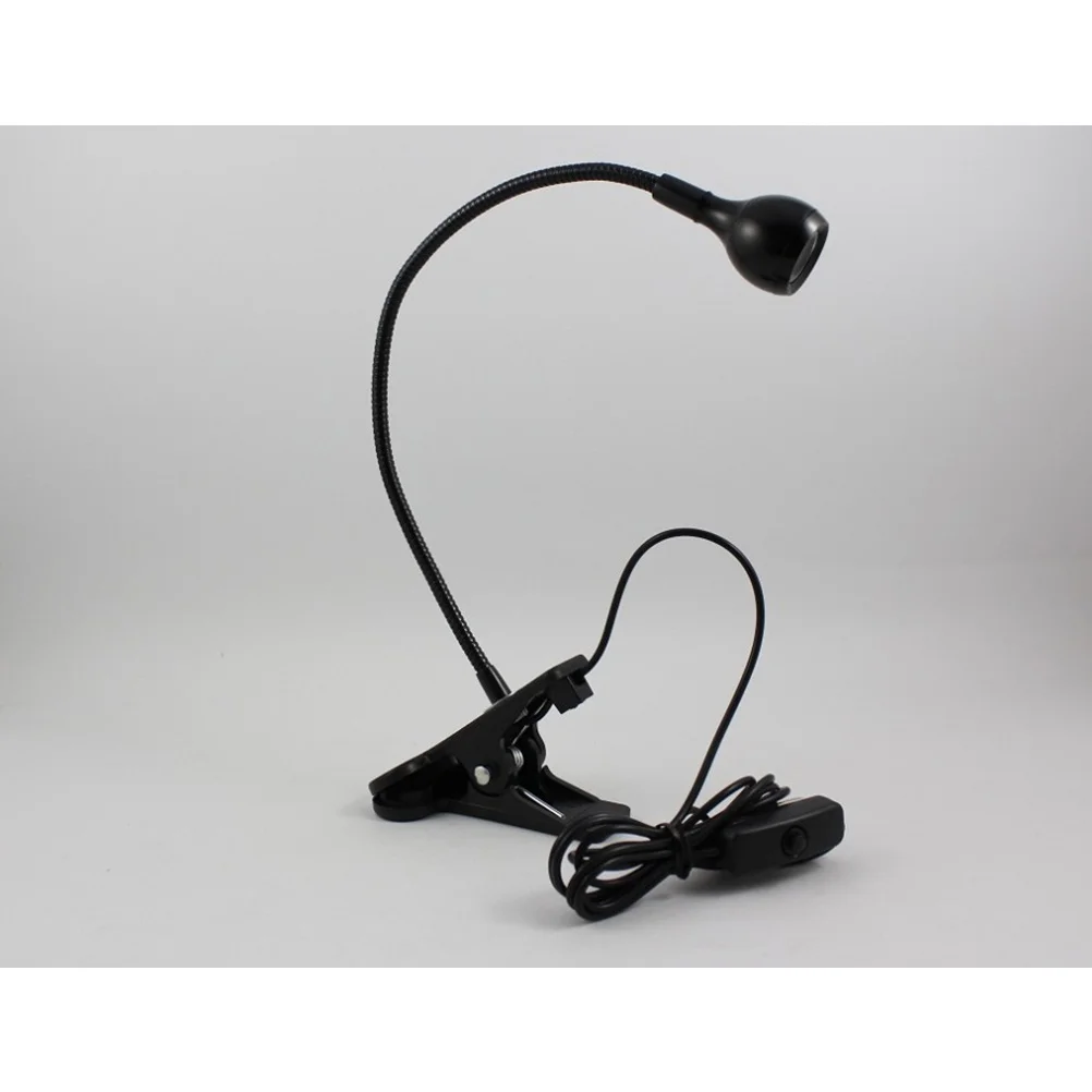 Clip Table Lamp LED USB Flexible Clamp Desktop Lamp Eye Protection Warm White Reading Light for Home Study Clip Table Light