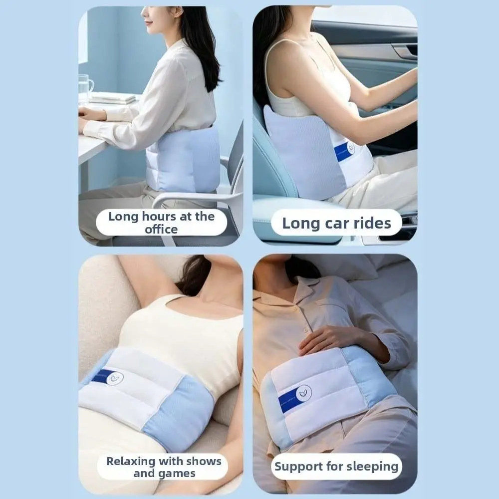 Comfortable Lumbar Support Pillow Adjustable Wrap Around Waist Protection Waist Support Pillow Soft Intervertebral Disc Support