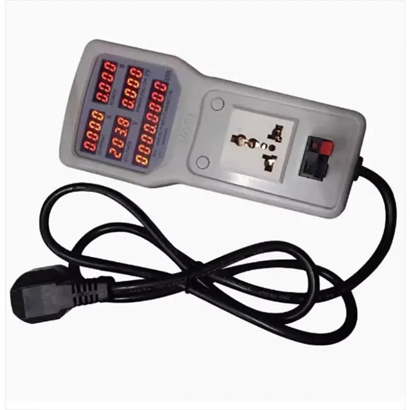 HOPI HP-9800 Handheld Power Meter Power Analyzer LED Metering Socket Measurable Current-voltage Power Factor