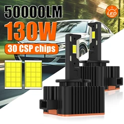 2x D1S D3S fari a LED Canbus D2S D4S D5S D1R D2R D3R Turbo LED Auto lampadine a due lati 130W lampada per Auto 6000K 12V 24V Plug & Play