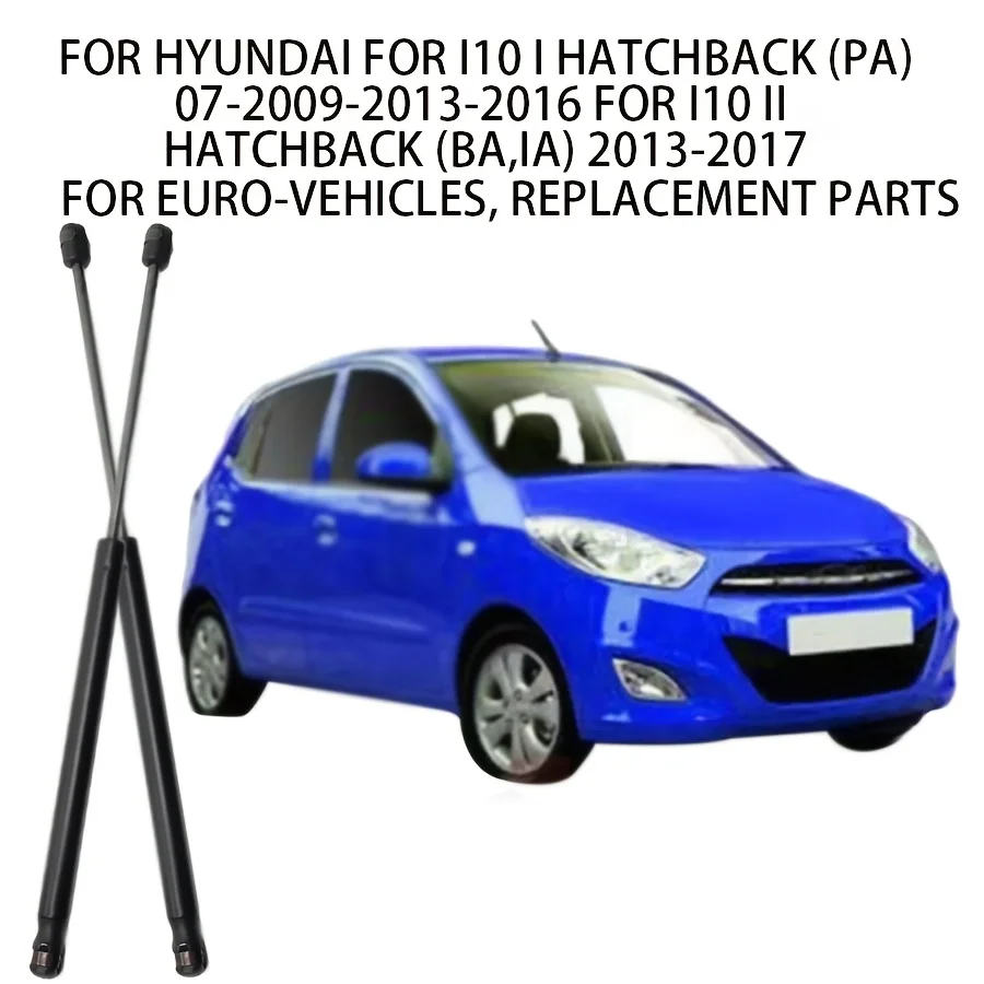 2 قطعة 817700X000 التمهيد الخلفي الباب الخلفي دعامات الغاز لشركة هيونداي I10 I HATCHBACK (PA) 2007-2016 لـ I10 II HATCHBACK (BA,IA) 2013-2017