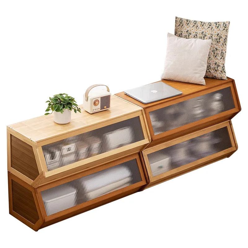

Bay window cabinet Balcony cabinet Shelf storage Floor cabinet with locker Tatami