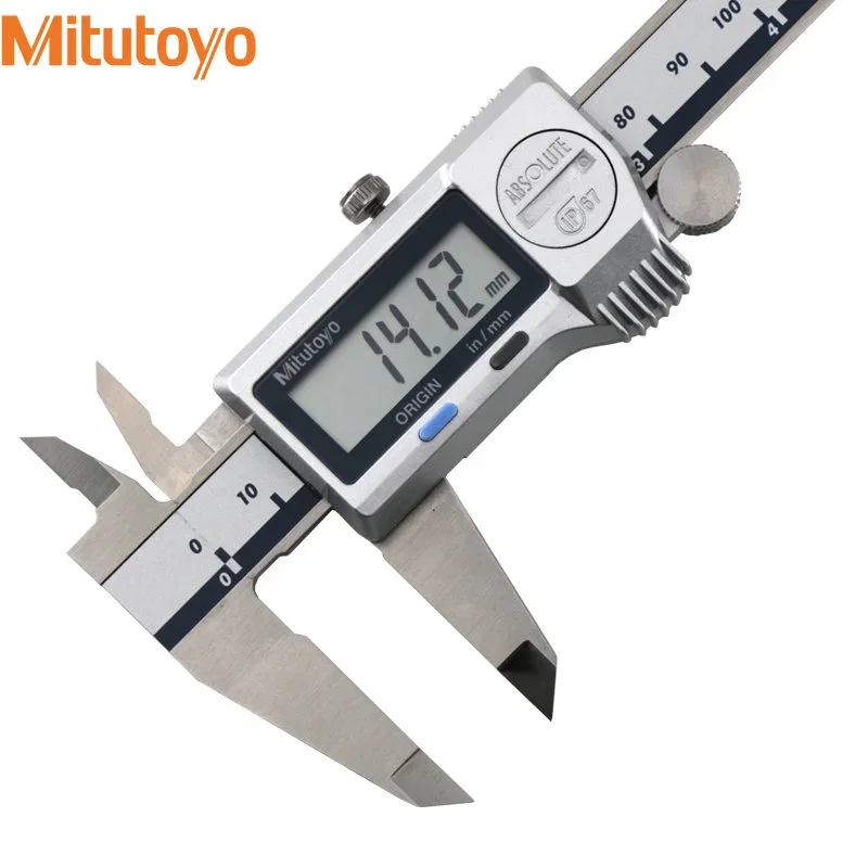 

Mitutoyo 500-752-20 500-753-20 500-754-10 0-150/200/300mm 0-6/8/12inch IP67 Dust/Water Proof ABS Digital Calipers