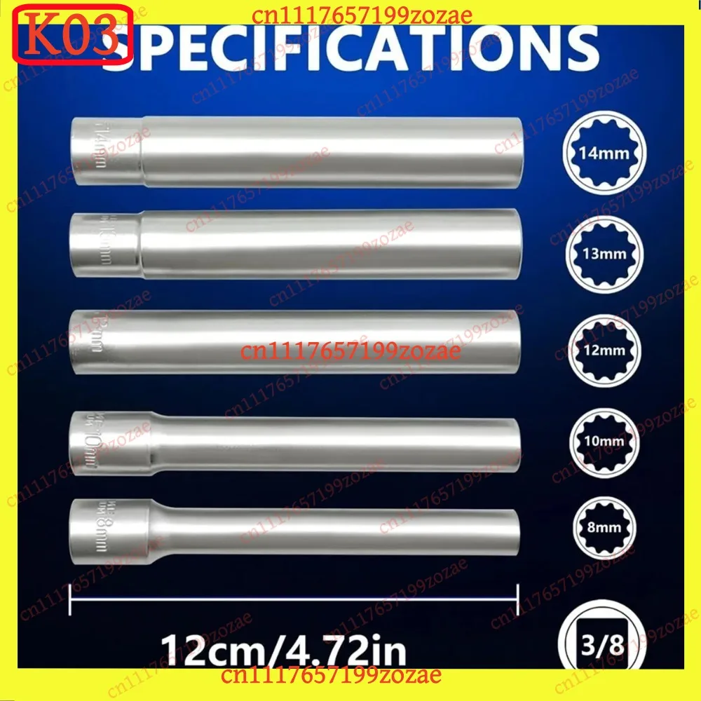 K03 7Pcs 3/8