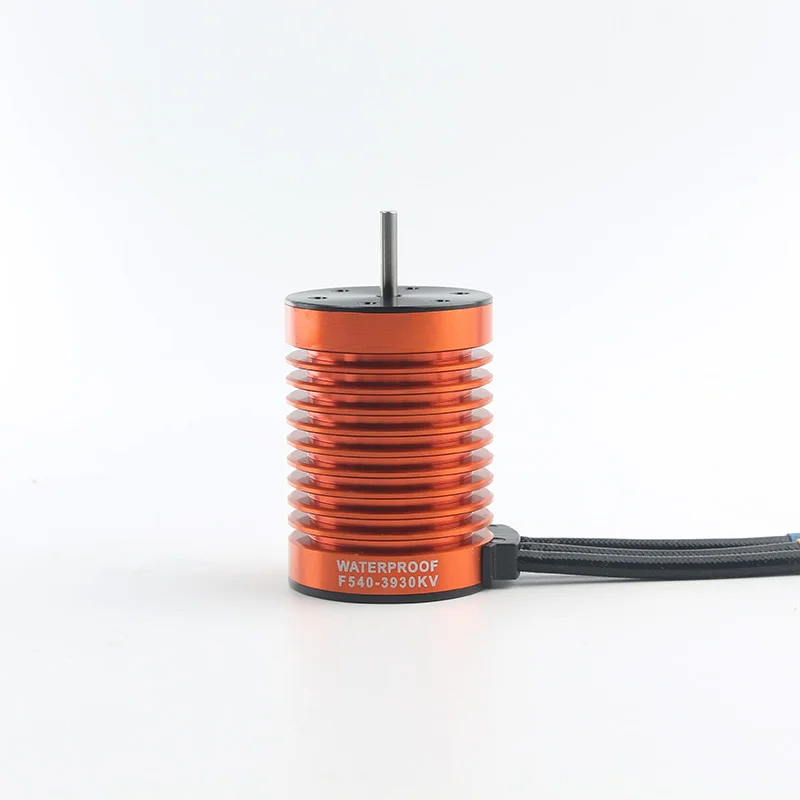 มอเตอร์ไร้แปรงถ่านกันน้ำ FATJAY RC Hobby RC 1:10 รุ่น F540 3650-3930KV พร้อม ESC ไร้แปรงถ่านกันน้ำระบายความร้อนด้วยอากาศ 60A 2-3S