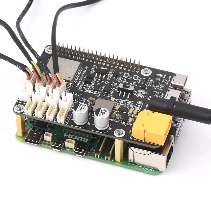 1Pcs Direct Drive Servo Motor Driver Board, Integrates ESP32 and Control Circuit ESP Now Support