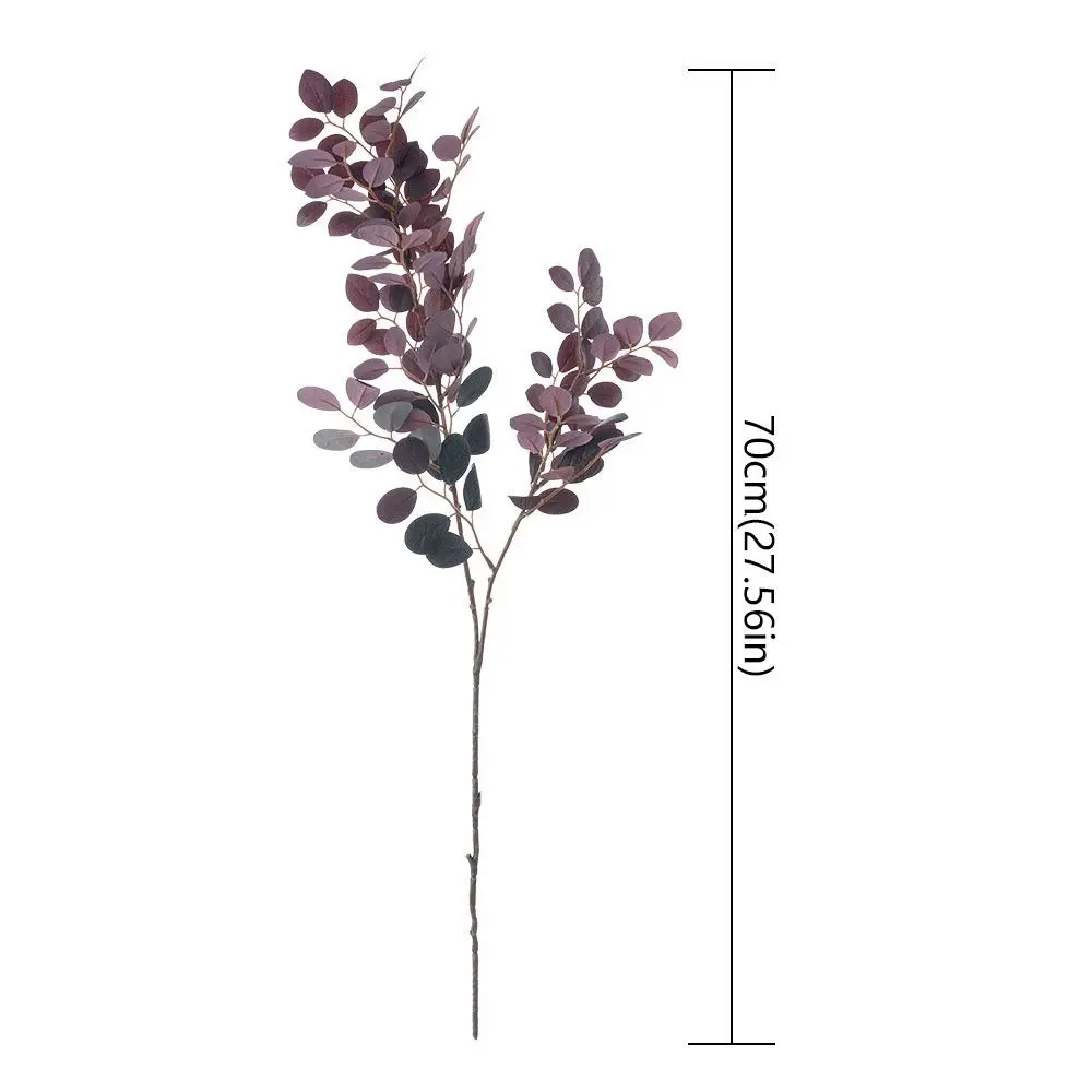 DIY Dekoracja Wazonu 70cm Sztuczna Gałązka Loropetalum Elegancka Ręcznie Robiona Symulacja Zielonej Rośliny Luksusowy Sztuczny Kwiat Dekoracja Domu Biura