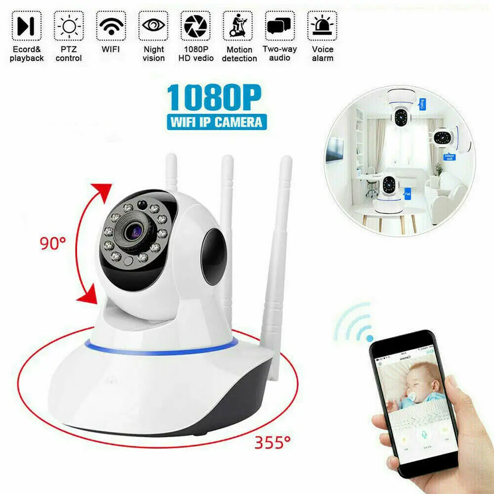 

IP Camera Original 1080P smart Home Wireless Security Surveillance camera Audio CCTV Pet Camera Baby Monitor WIFI Camera outdoor