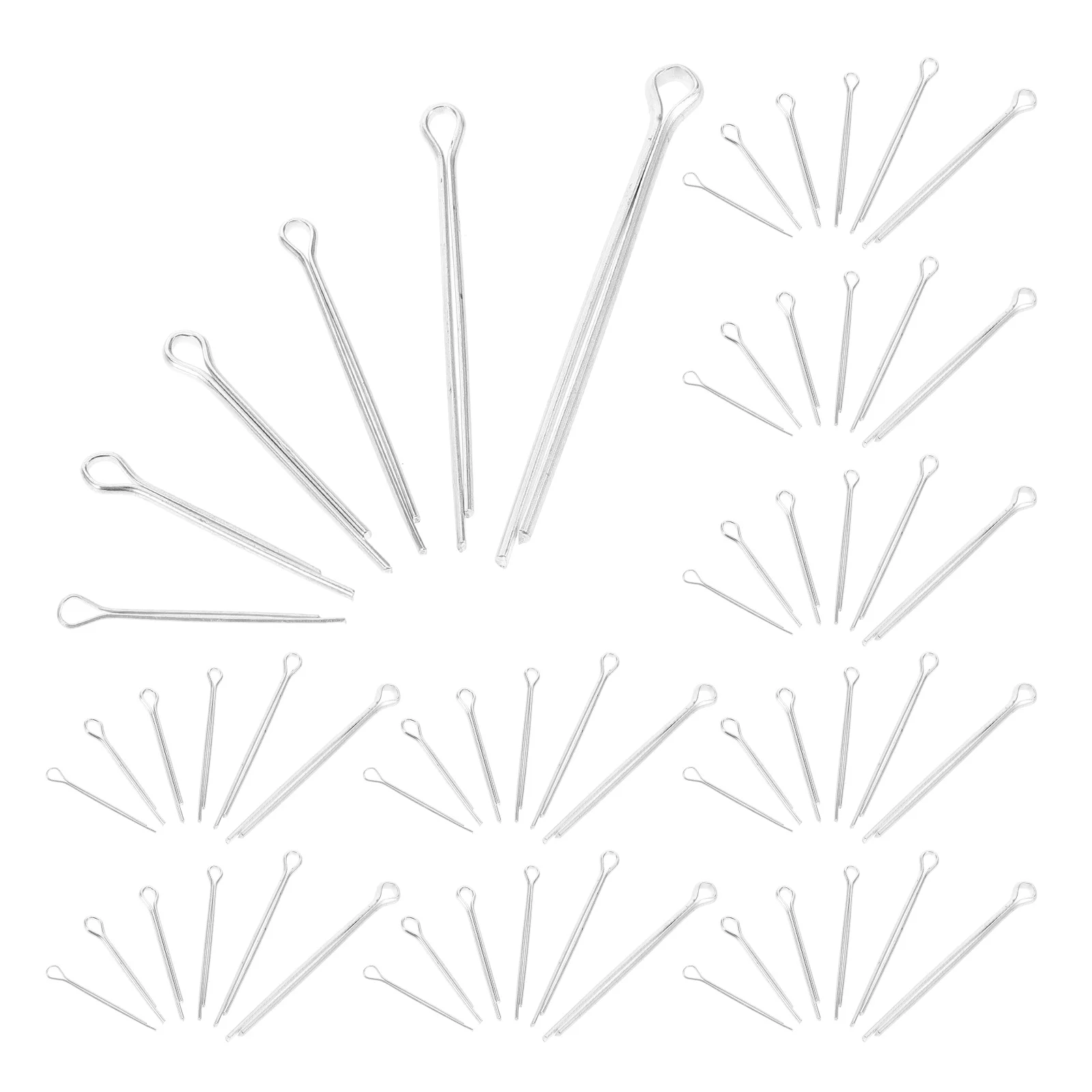 

555pcs Hairpin Assortment Fastener Clip Spring Steel Hardware Versatile Sizes Pin Hitch Trailer Parts Spring Tension