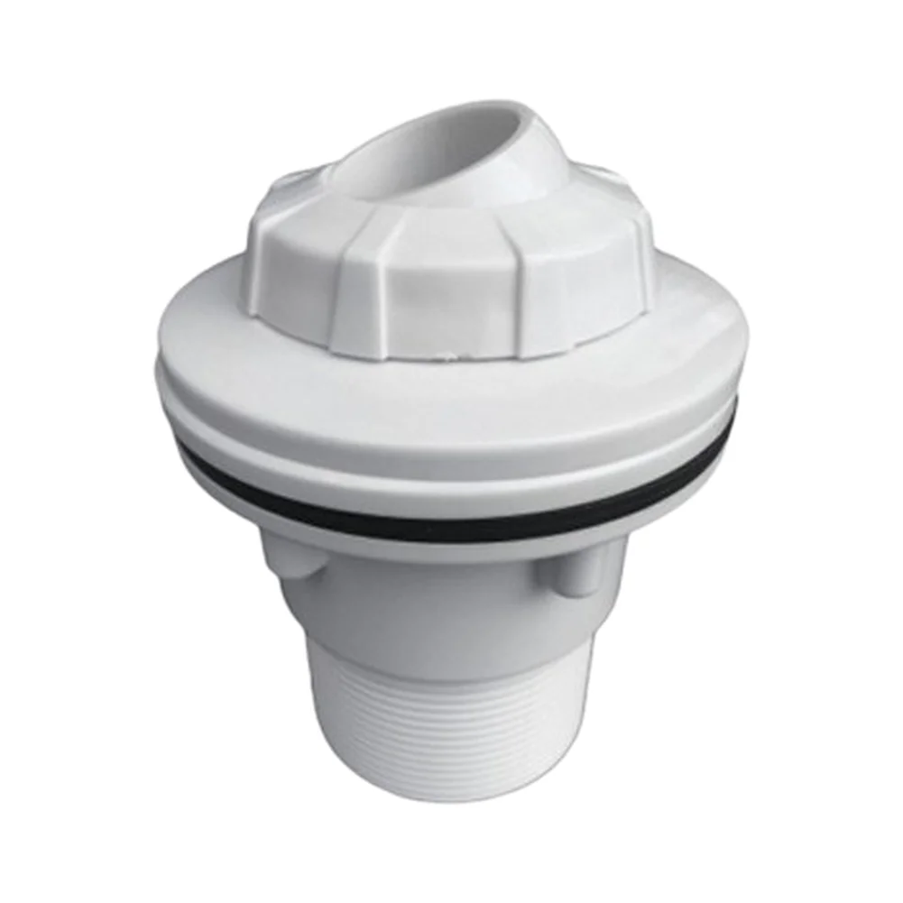 Backflow Nozzle Connector for Swimming Pool Filters with Rubber Membrane Seal Film Tank Ready ABS and PVC Construction