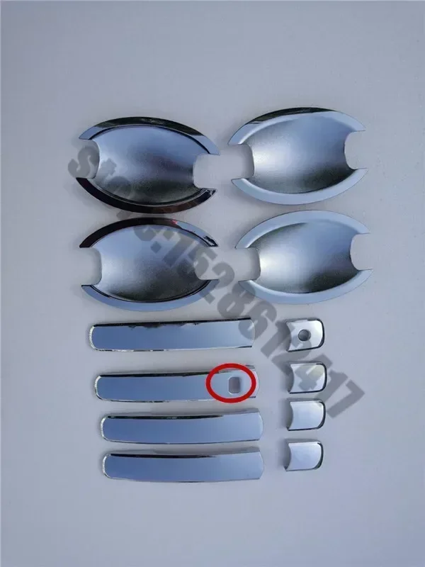 Glossy Black Chrome Side Door Handle Cover Trim for NISSAN X-Trail T31 2008 2009 2010 2011 2012 2013 Car Accessories