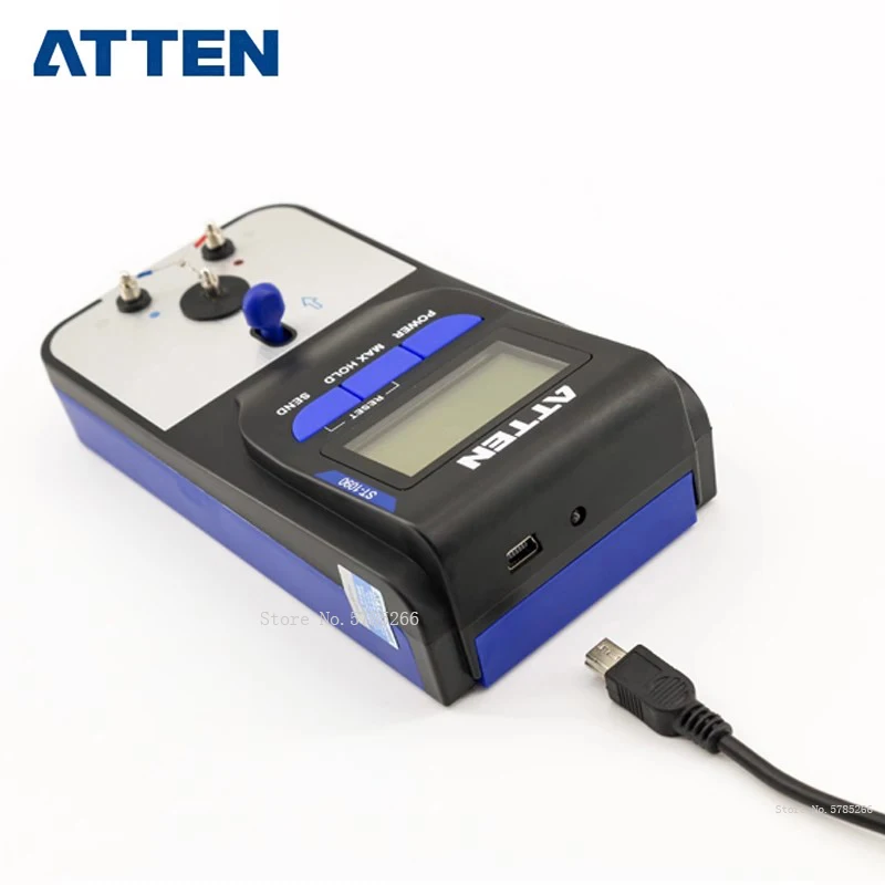ATTEN ST-1090 เครื่องวัดอุณหภูมิดิจิตอลความแม่นยําสูงเครื่องวัดอุณหภูมิสําหรับเคล็ดลับหัวแร้ง + เซ็นเซอร์ไร้สารตะกั่ว 10 ชิ้น