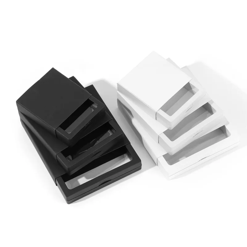 صندوق عرض مجوهرات من البلاستيك الشفاف - 12 عبوة من العرض العائم للخواتم والقلائد والأقراط وحقيبة تخزين جاهزة للهدايا مع ترانس #3