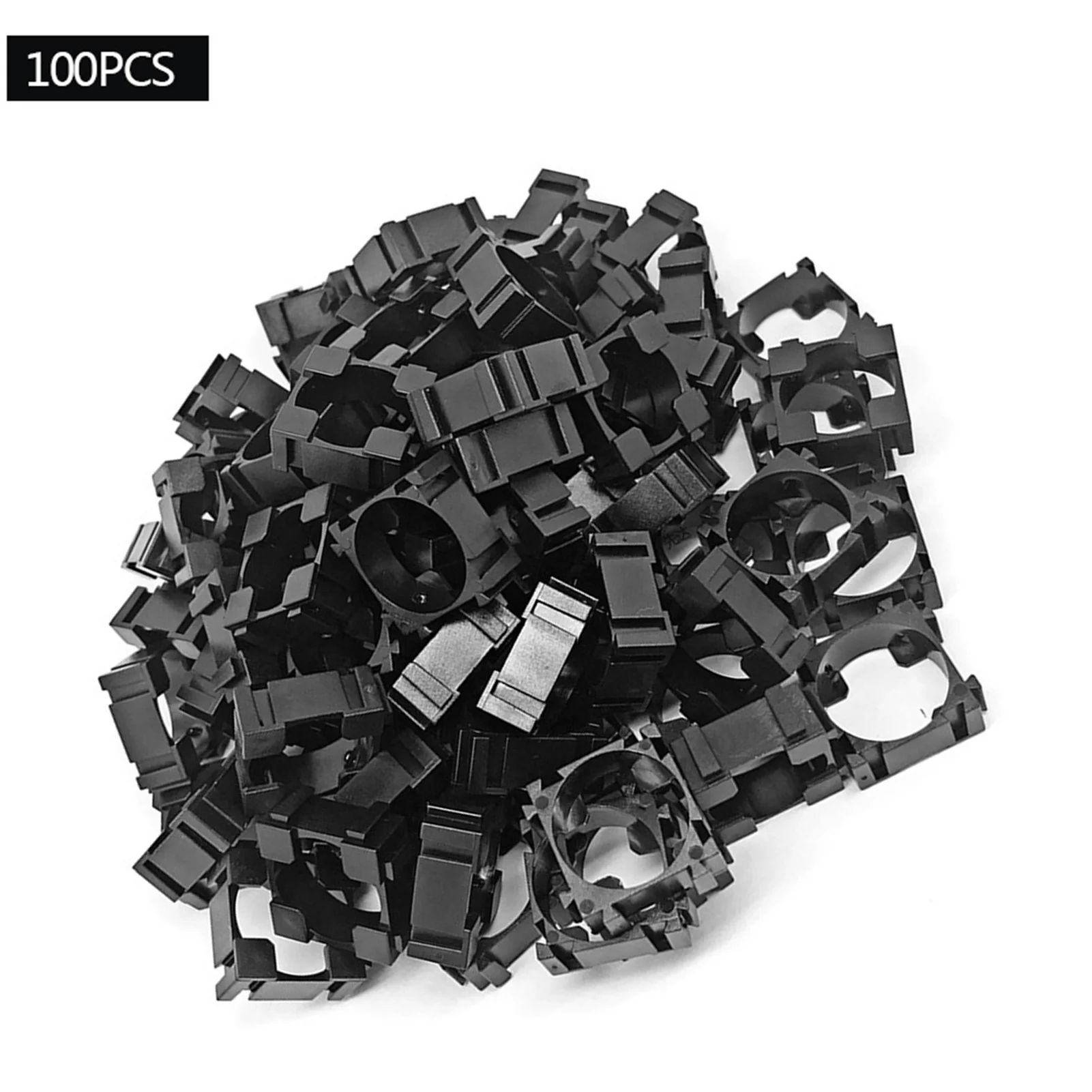 100PCS/pack lithium battery Lithium Battery Pack Bracket Cell Spacer Double Battery Holder Bracket DIY Battery Holder Stand