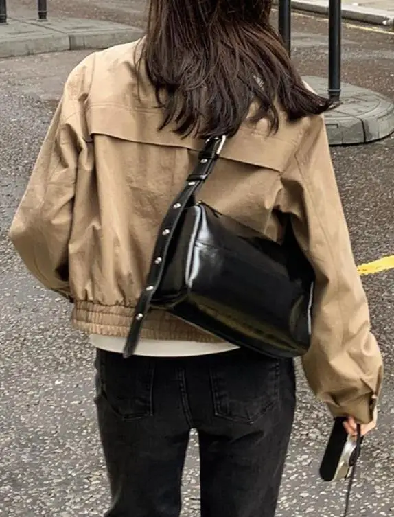 

2025 Autumn and Winter Elegant New Fashion Casual Coat Vacation Versatile Zipper Long Sleeved Jacket for Women's Clothing