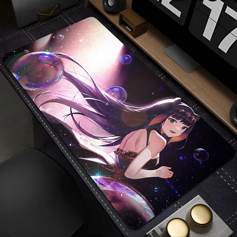 

Mousepad Laptop Mouse Pad Office Accessories PC Keyboard Pad Rubber Cup Mat Soft Hololive La Darknesss Mouse Mat Large Desk Mat