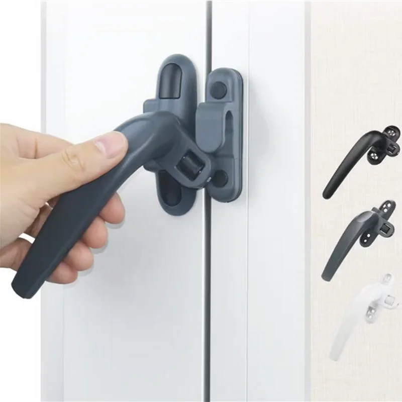 Universal Window Handle Key Locking with Locks Kids Security Door Handle for Double Glazing Windows Handle Door Turning Handle