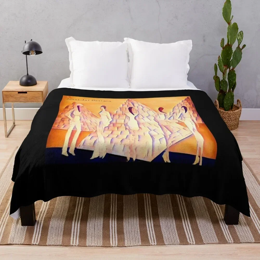 

Pyramids of Beauty Throw Blanket Outdoor Soft Blanket for Picnic Beach Camping