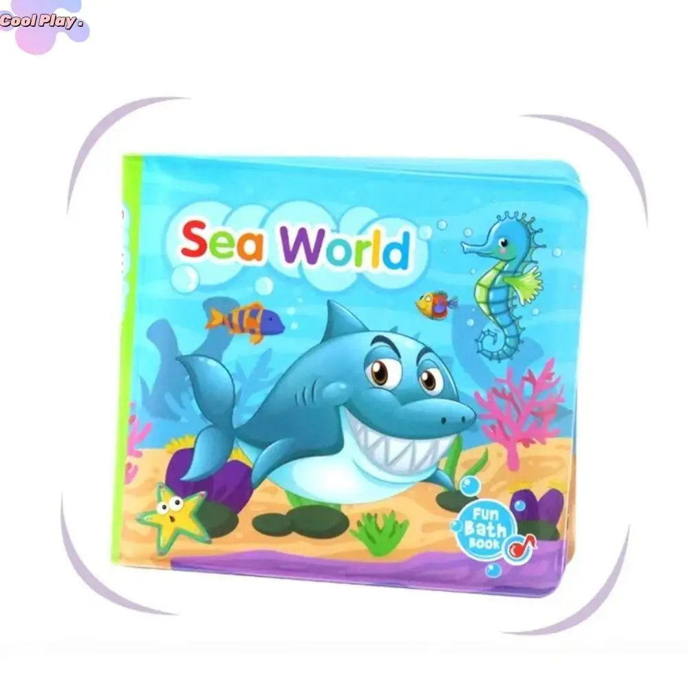 

Color Changing Waterproof Bathroom Books Bath Books Waterproof Water Bathroom Toys EVA Cartoon Sound Bath Books Early Education