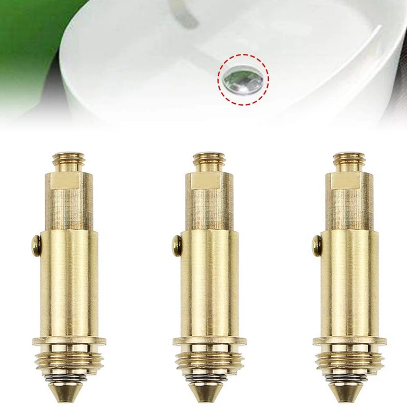 6 PCS Sink Plug Replacement Basin Bath Waste Click Clack Spring Brass Plug Bolt For Kitchen Sink Bath Tub Drain Stopper