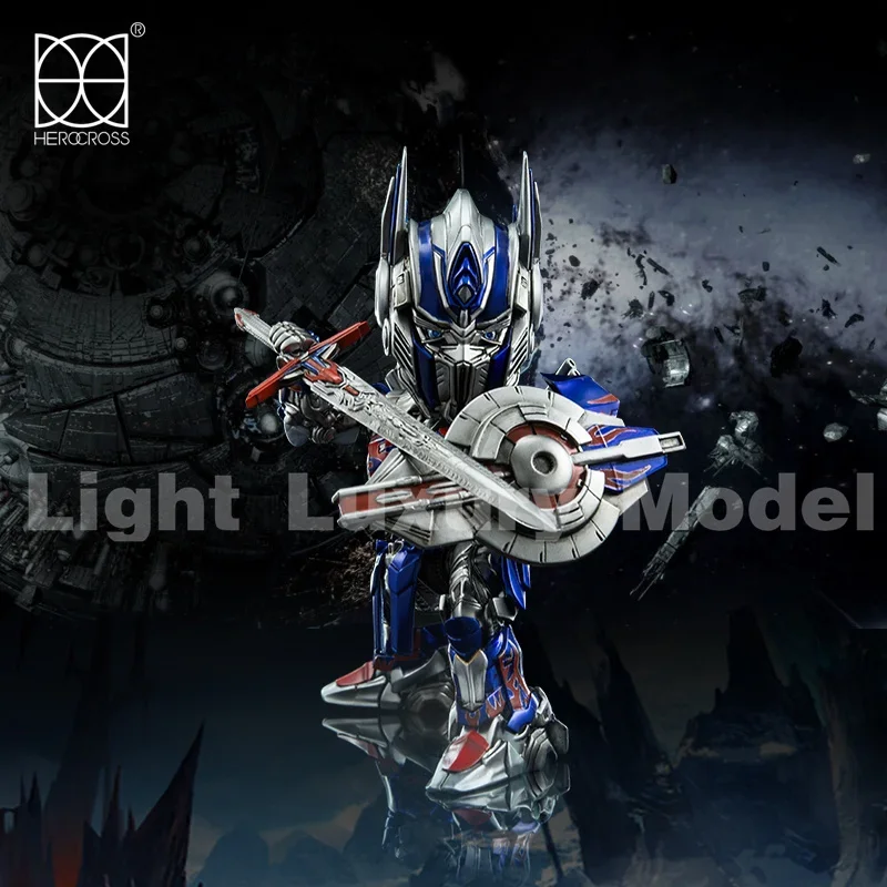 Herocross The Transformers Optimus Prime Genuine Alloy Robot Joint Action Figure Pvc Model Collection Toy Christmas Gift