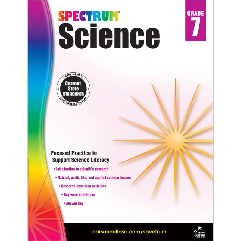 

Spectrum Science Grade 7 Carson Dellosa Education Carson Dellosa Education 9781483811710 Book
