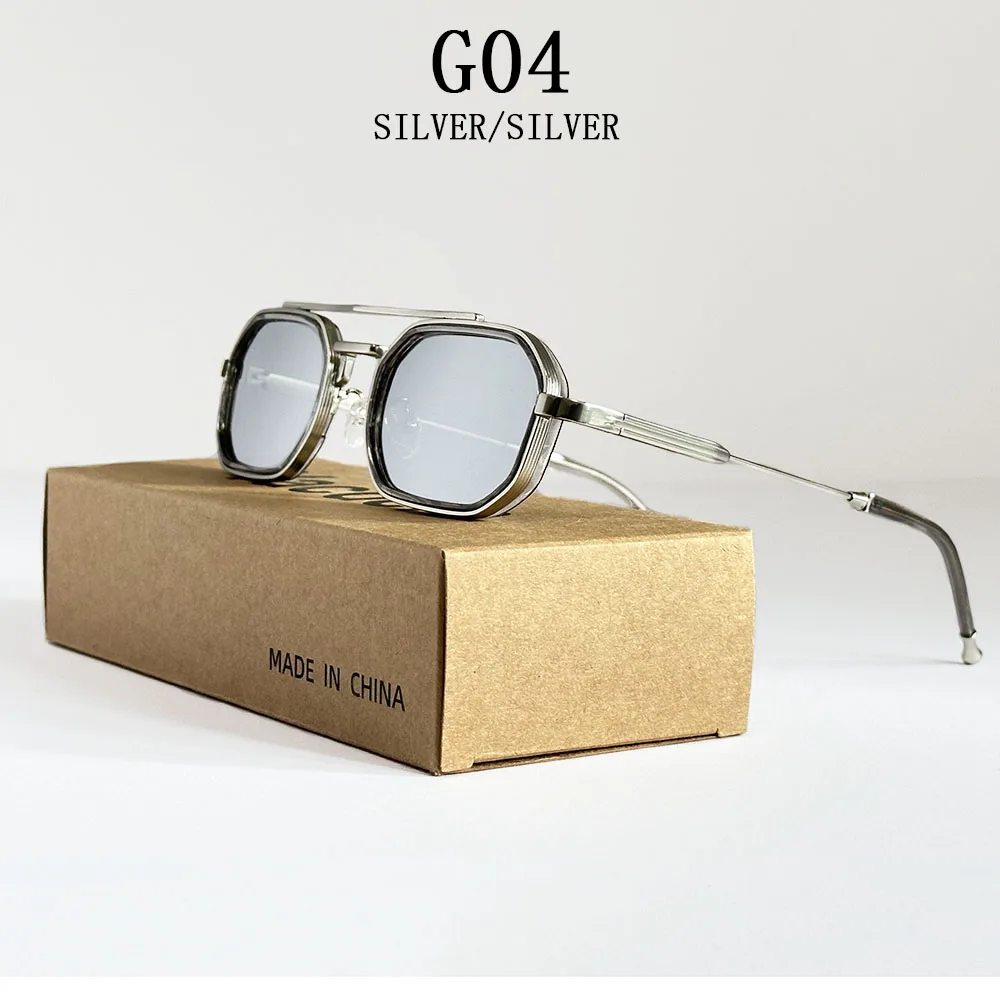Platz Punk Sonnenbrille Für Männer Luxus Vintage Steampunk Sonnenbrille Frauen Trendy Mode Gläser Dropshipping Gafas De Sol Hombre – Detail 4