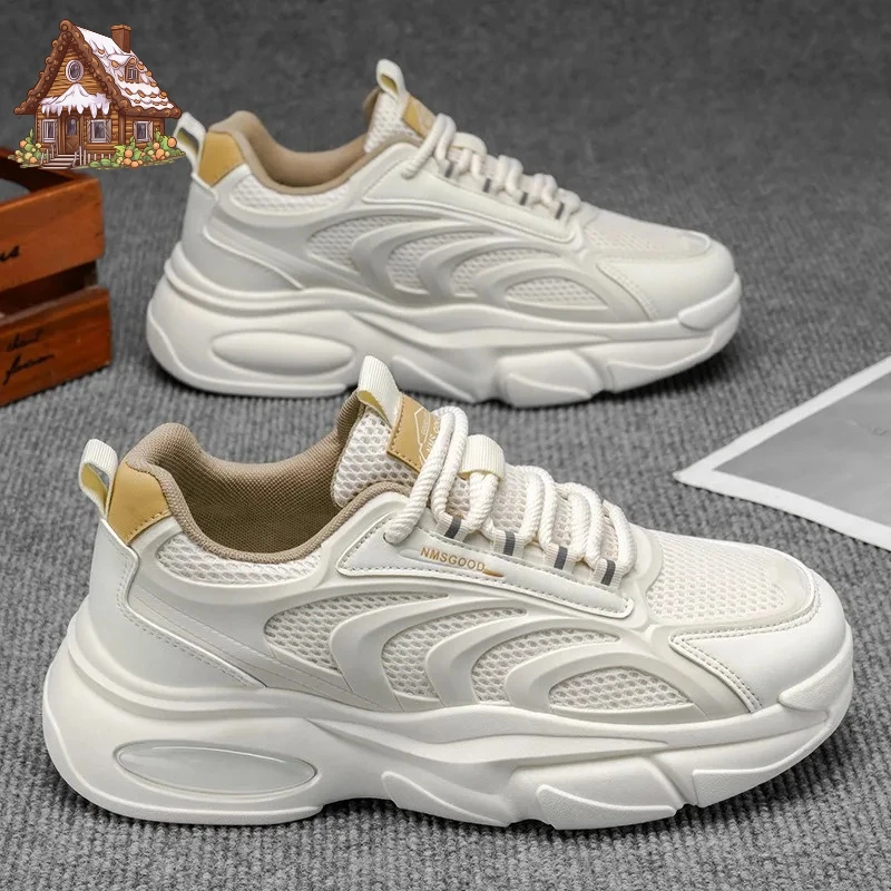 

Breathable Men Trend Shoes Spring Summer Fashion Casual Sport Shoes Luxury Brand Heightening Breathable Tennis Trainers Sneakers