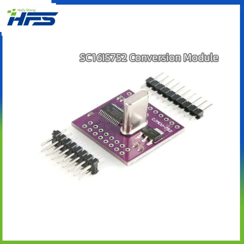 

752 SC16IS752 IIC I2C/SPI Bus Interface to Dual Channel UART Conversion Board Module