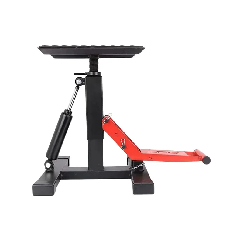 Motorcycle Hydraulic Lift Table Jack Stand Repair Bench for Off Road Dirt Bike Maintenance Garage Workshop Lifting Platform